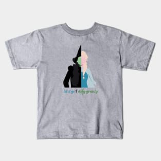 Let it Go and Defy Gravity - Wicked and Frozen Kids T-Shirt